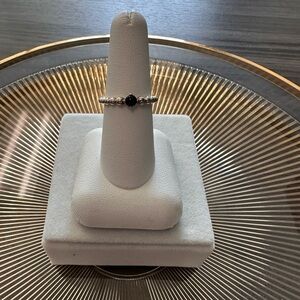 Pandora sea blue beaded ring